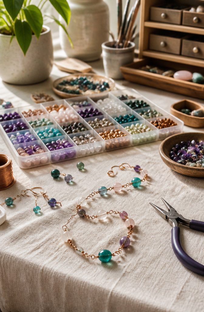 20 Easy DIY Gifts You Can Make for 2026 19 Handmade jewelry pieces made with wire and assorted beads.