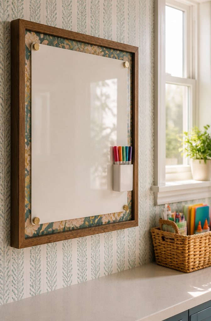 20 Easy DIY Projects for Your Home, Most Under $100 1 A dry erase board made of acrylic in a frame.