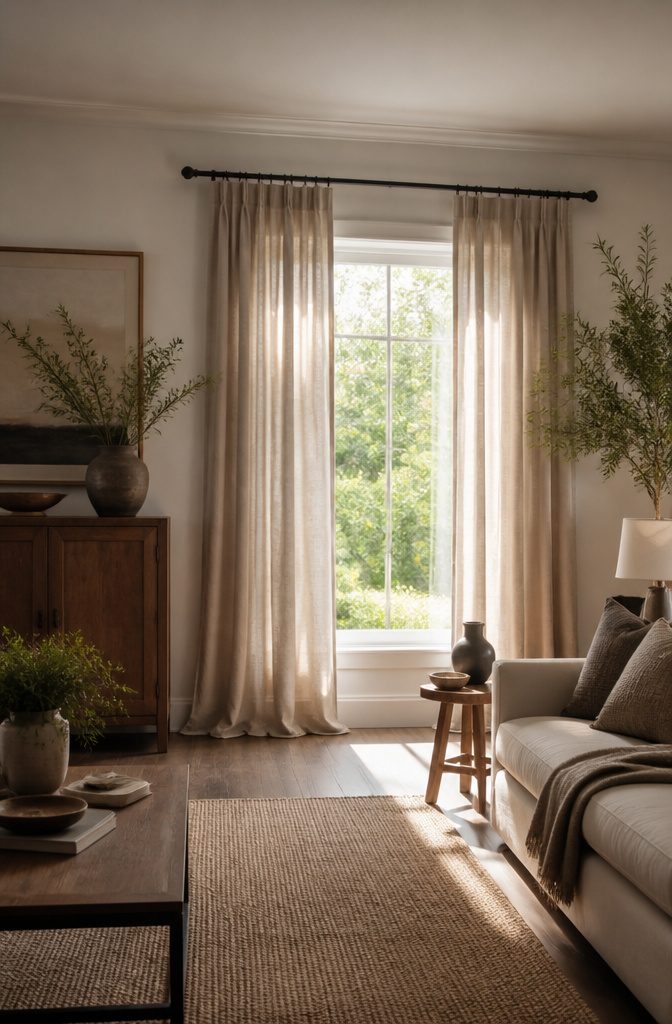 20 Easy DIY Projects for Your Home, Most Under $100 12 Curtain rod installed higher than a window frame.